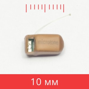 микронаушник Mini размером 10 мм